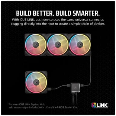 Corsair iCUE LINK LX120R RGB 120mm PWM ekstravifte