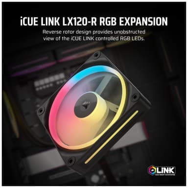 Corsair iCUE LINK LX120R RGB 120mm PWM ekstravifte