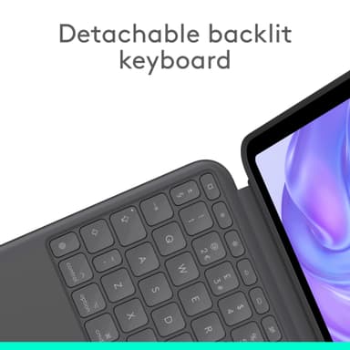 Logitech Combo Touch tastaturdeksel for iPad Pro 11 (M4) (grafitt)