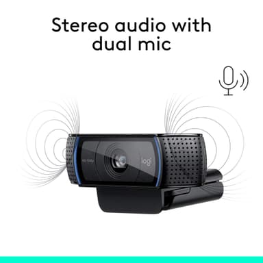 Logitech C920 HD Pro webkamera videosamtaler i 1080p