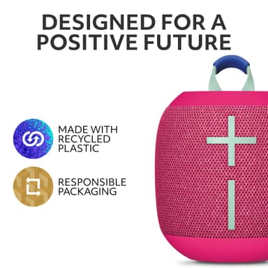 Ultimate Ears WONDERBOOM 4 trådløs bærbar høyttaler (hyper pink)