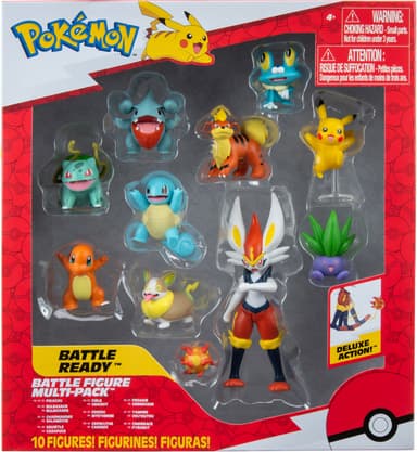 Pokemon Clip 'n' Go actionfigurer (10-pakning)