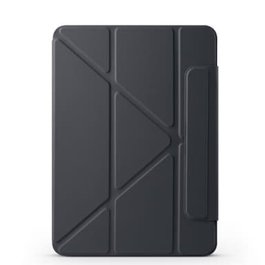 Kunstlærveske med stativ og magneter for iPad Mini 6 / Mini 2024 - Svart