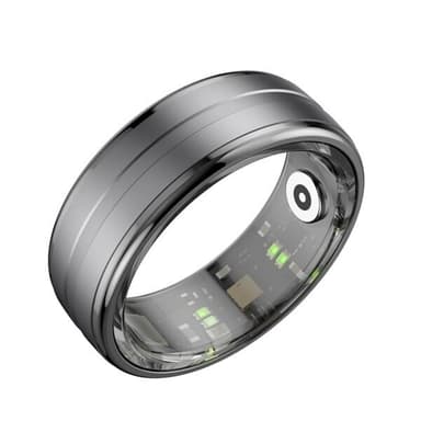 R06 Smart Ring med helseovervåking og treningsmoduser Størrelse 8 - Svart