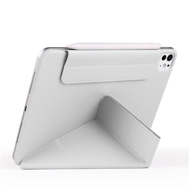 Kunstlærveske med stativ og magneter for iPad Pro 11 2022 / 2021 / 2020 - Grå