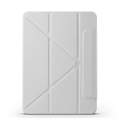 Kunstlærveske med stativ og magneter for iPad Pro 11 2022 / 2021 / 2020 - Grå