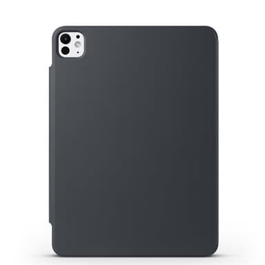 Kunstlærveske med stativ og magneter for iPad Pro 12.9 2022 / 2021 / 2020 - Svart