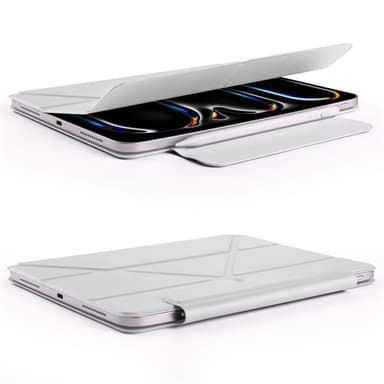 Kunstlærveske med stativ og magneter for iPad Pro 11 2022 / 2021 / 2020 - Grå