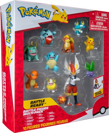 Pokemon Clip 'n' Go actionfigurer (10-pakning)