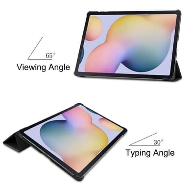Slim Fit Dekseldeksel til Samsung Galaxy Tab S7 Plus - Svart