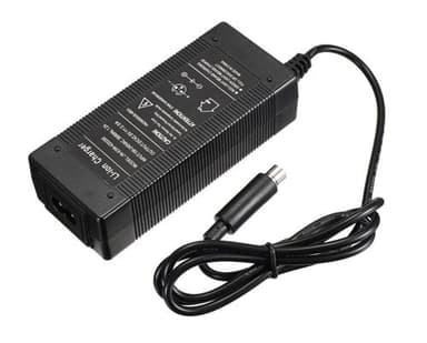 Batterilader til Xiaomi M365 elektrisk scooter, 2A, LED, svart