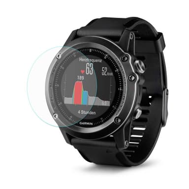 2 stk HAT PRINCE Garmin Fenix 3 HR herdet glass 0.2mm