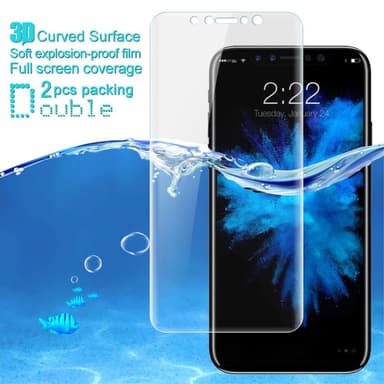 IMAK Skjermbeskyttere til iPhone X/XS - Soft Hydrogel 2-pack