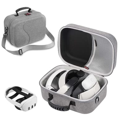 For Meta Quest 3 VR Hardshell bæreveske Beskyttelsesveske Oppbevaring