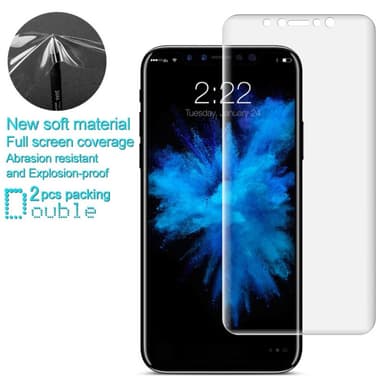 IMAK Skjermbeskyttere til iPhone X/XS - Soft Hydrogel 2-pack