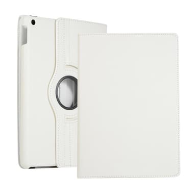 360 Rotasjonsveske til Apple iPad 10.2 2021/2020/2019 - Hvit
