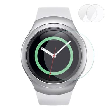 2 stk HAT PRINCE Samsung Gear S2 herdet glass 0.2mm