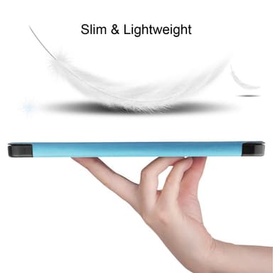 Til iPad Air 11 (2024) Slim Fit Tri-Foldbart Pennebrett - Lyseblå