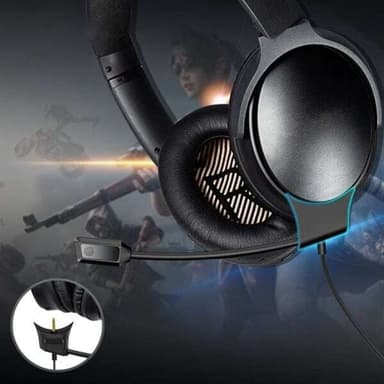Lydkabel med mikrofon for BOSE QC35I/QC35II