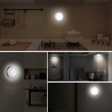 Intelligent bevegelsesdetektor LED-lampe garderobe baderomsskap osv