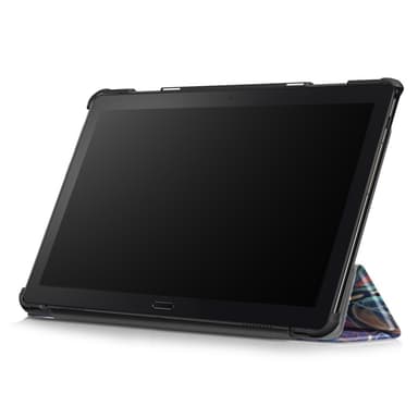 Trifoldet deksel til Lenovo Tab P10 - fargerike blader