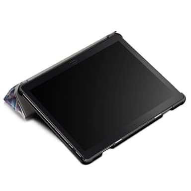 Trifoldet deksel til Lenovo Tab P10 - fargerike blader