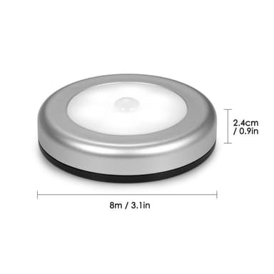 Intelligent bevegelsesdetektor LED-lampe garderobe baderomsskap osv