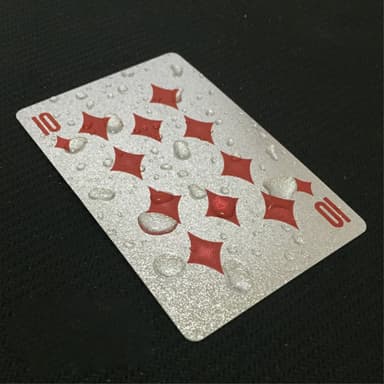 $100 sølvplast PVC Poker vanntett spillkort kortstokk