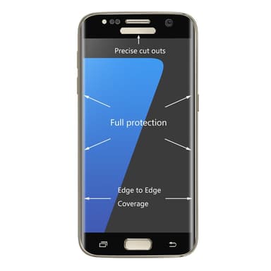 HAT PRINCE Herdet Glass Buet Samsung Galaxy S7 - Svart