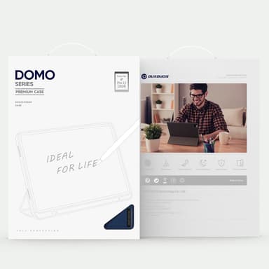 DUX DUCIS Domo iPad Pro 13 (2024) Deksel Trefoldelig - Blå
