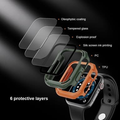 Nillkin Apple Watch Series 6/5/4/SE 40 mm beskyttelse med full dekning