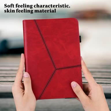 Til iPad 10.2 (2021)/(2020)/(2019) Sammenleggbart deksel - Rød