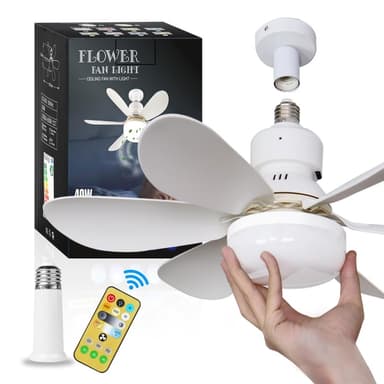 30W takvifte E27 lampe 3 fargetemperaturlys med fjernkontroll