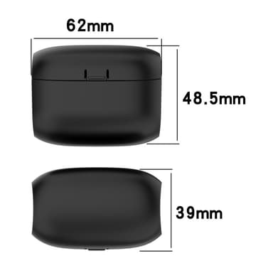 Dock for Jabra Elite 65t ørepropper Ladebrett Ladekabel
