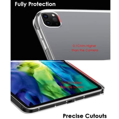 iPad Pro 11 (2020)/(2018) TPU-deksel - Gjennomsiktig