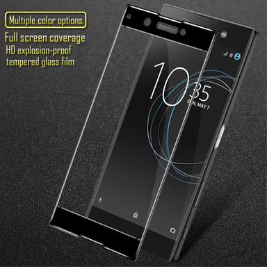 IMAK Helhetlig Herdet Glass Sony Xperia XA1 - Svart