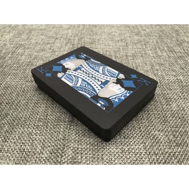Svart plast PVC Poker vanntett spillkort kortdekk