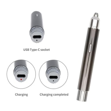 USB oppladbar øyenbrynshårfjerningstrimmer barbering