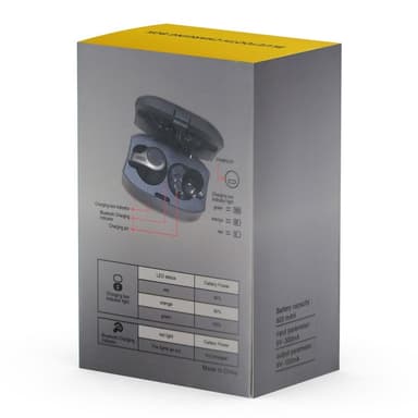 Dock for Jabra Elite 65t ørepropper Ladebrett Ladekabel