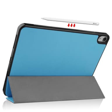 Apple iPad Air (2020) (2022) Slim Fit Trifoldbart deksel - Lyseblå