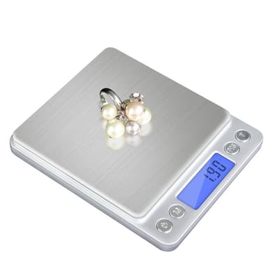 Husholdningsvekt Maks 2 kg, 0,1 gram rekkevidde