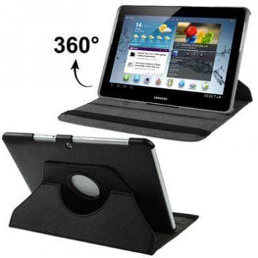 360 Rotasjonsveske Samsung Tab 3 10.1"" - Svart
