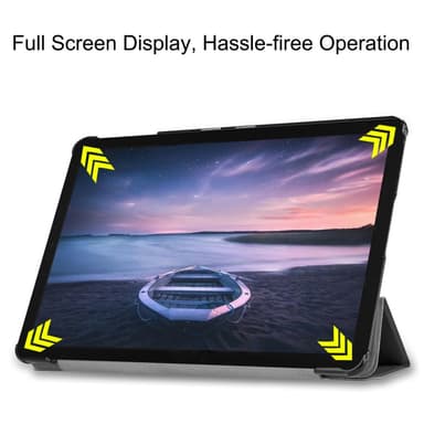Slim Fit Deksel Til Samsung Galaxy Tab S4 10.5 - Svart