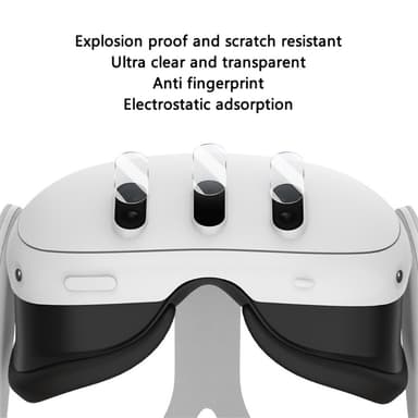 Oculus Meta Quest 3 VR WOLMTT Linsebeskytter Herdet Glassfilm