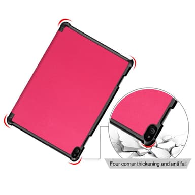 Trifoldbar Deksel til Lenovo Tab P10 - Rosa