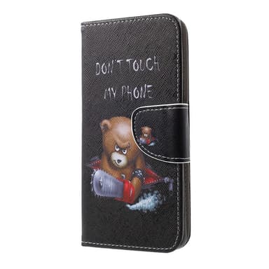 Samsung Galaxy S10 Lommebok-deksel - Sint bjørn og advarselsord