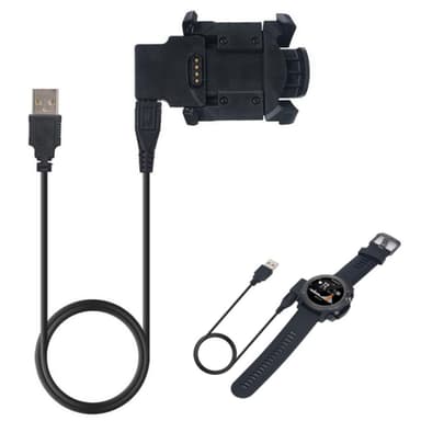 Garmin Fenix 3 HR/Fenix3/Quatix 3 USB-ladekabeldokk