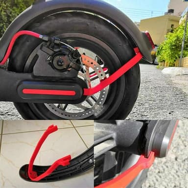 Xiaomi Mijia M365/M365 Pro Støttebrakettpakke Bakskjerm Stødskjerm - Rød