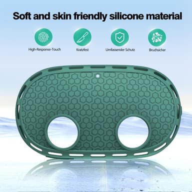 For Meta Quest 3S beskyttelsesveske VR Headset Silikondeksel