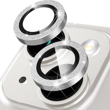 Kameralinse til iPhone 15/15 Plus Glitter